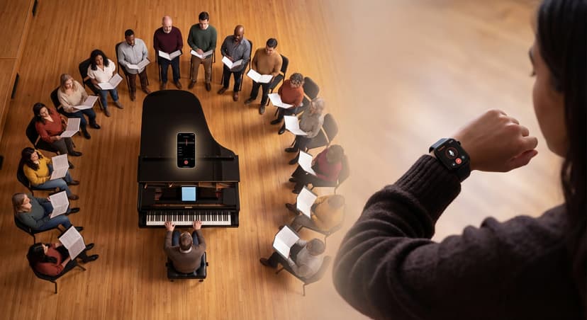 Watch showing active recording